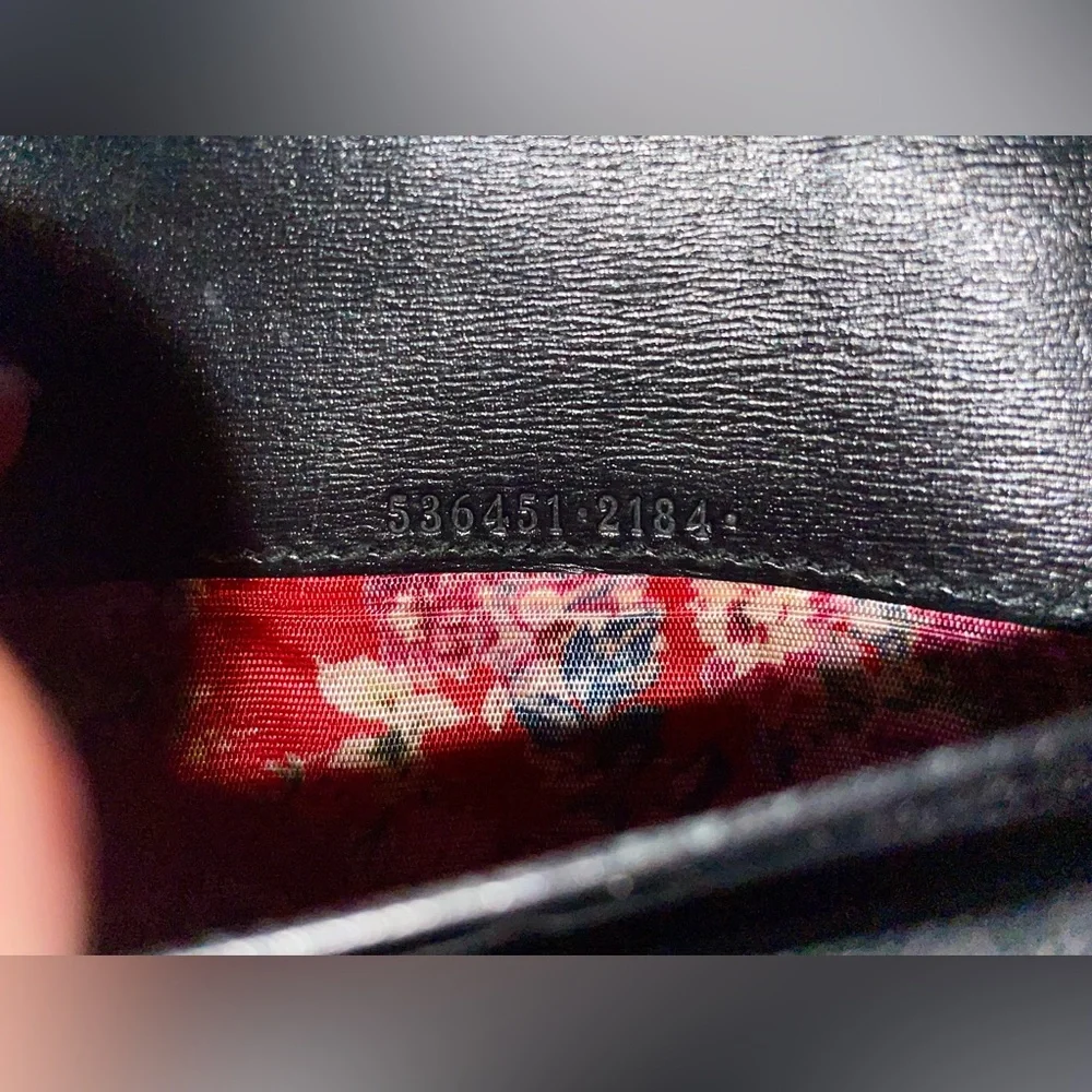 Gucci Black Ophidia Sherry Webb Line Quilted Leather Long wallet. Almost Perfect - Picture 15 of 15